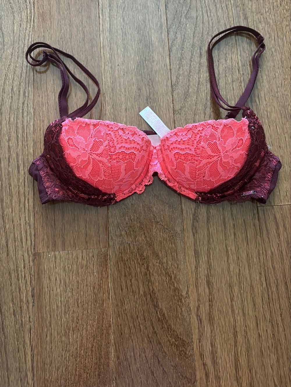 Pink Lace Push-Up 32A